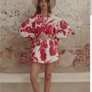 Mina Ada Floral Two-Piece Set